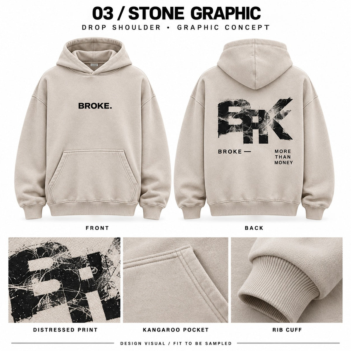 Stone Graphic Hoodie